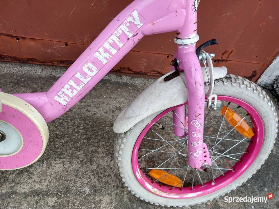 rowerek Hello Kitty koła 16 Rowerki Lębork sprzedam