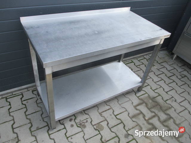 STÓŁ GASTRONOMICZNY PRZYŚCIENNY Z PÓŁKĄ 1206085 Ostrów Wielkopolski sprzedam