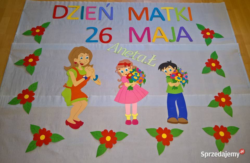 Dekoracje na Dzień Mamy i Taty z brystolu 504 mazowieckie