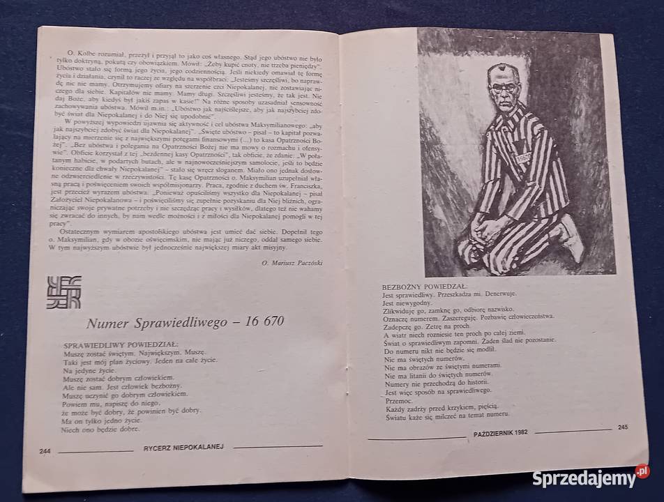 Rycerz Niepokalanej 10 316 październik 1982 r Koźminek