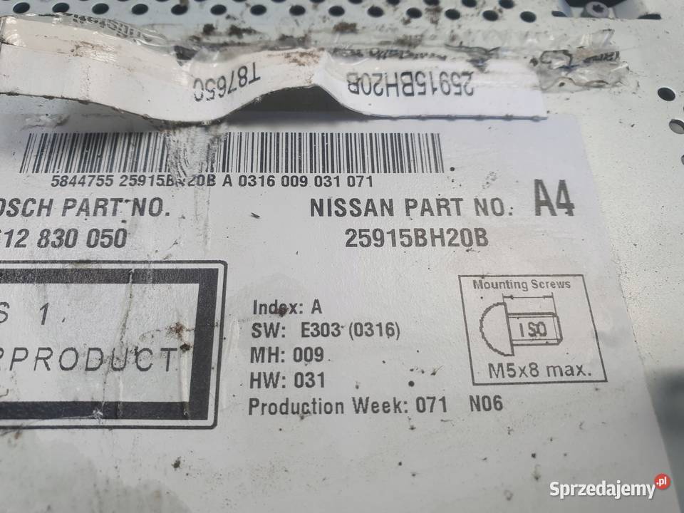 Nissan Juke RADIO CD Radioodtwarzacz Nawigacja Chełm