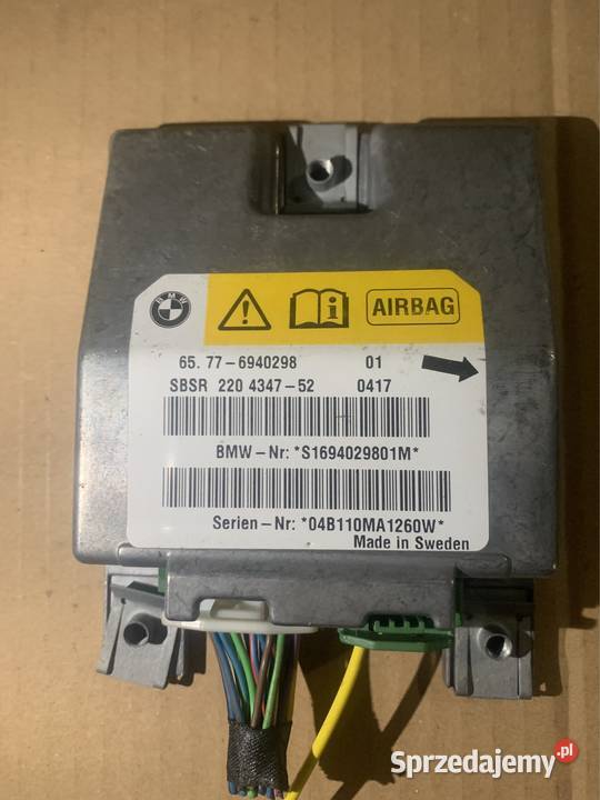 Moduł sensor airbag 6940298 bmw 5 e60 e61 osobowe Szczecin