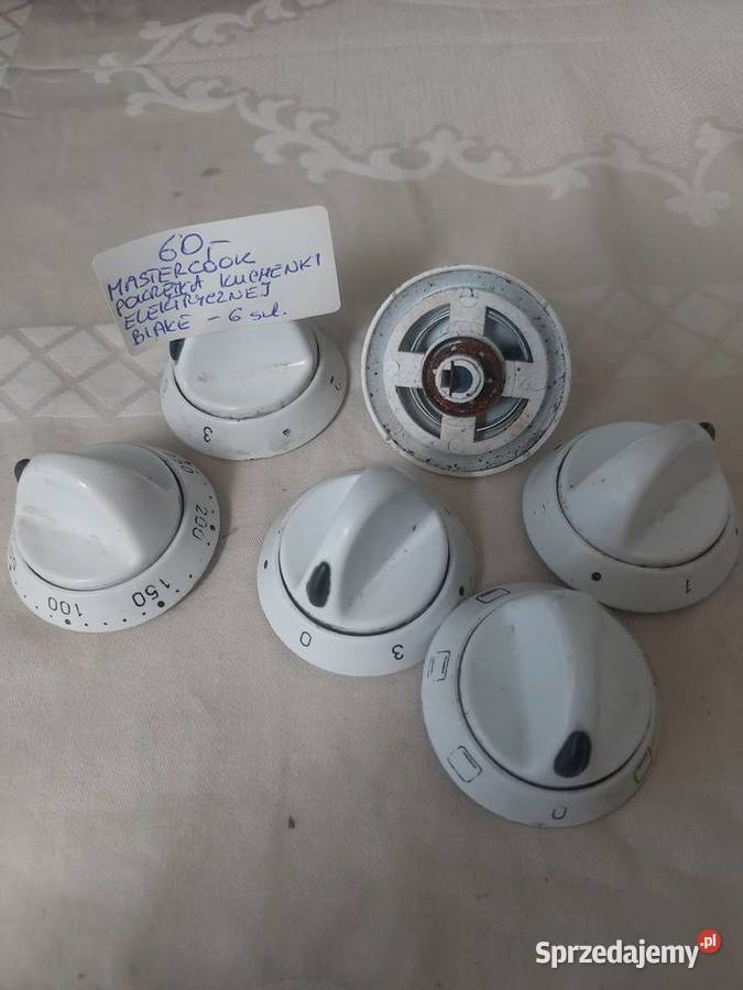 MASTERCOOK POKRĘTŁA KUCHENKI ELEKTRYCZNEJ BIAŁE Nowy Sącz