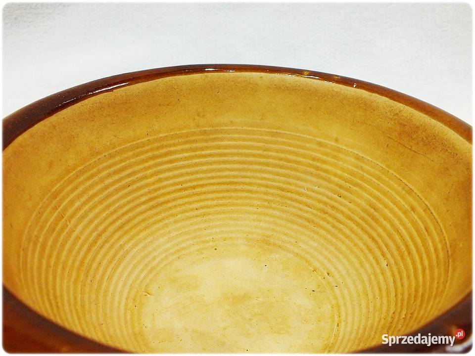 Makutra Misa gliniana ceramika PRL do wyrobu Żary