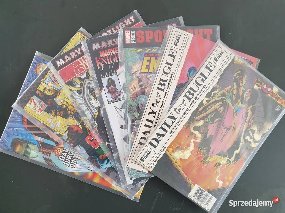 Zestaw 7 oryginalnych komiksów Marvel USA Gdynia sprzedam