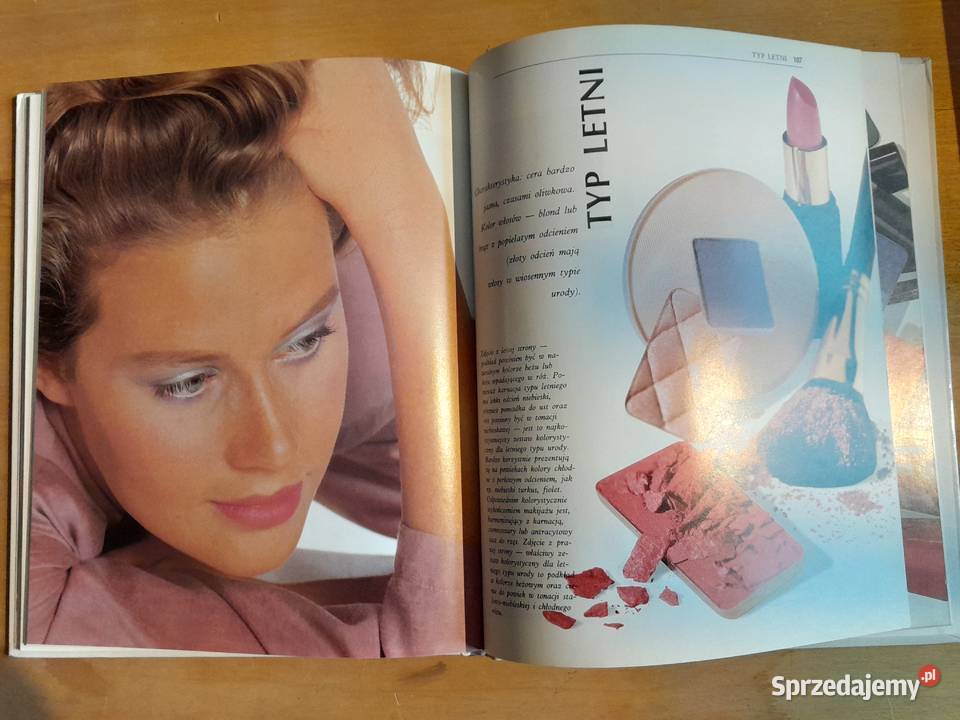 Książka Poradnik Doskonały makijaż 1994 używana śląskie Dąbrowa Górnicza