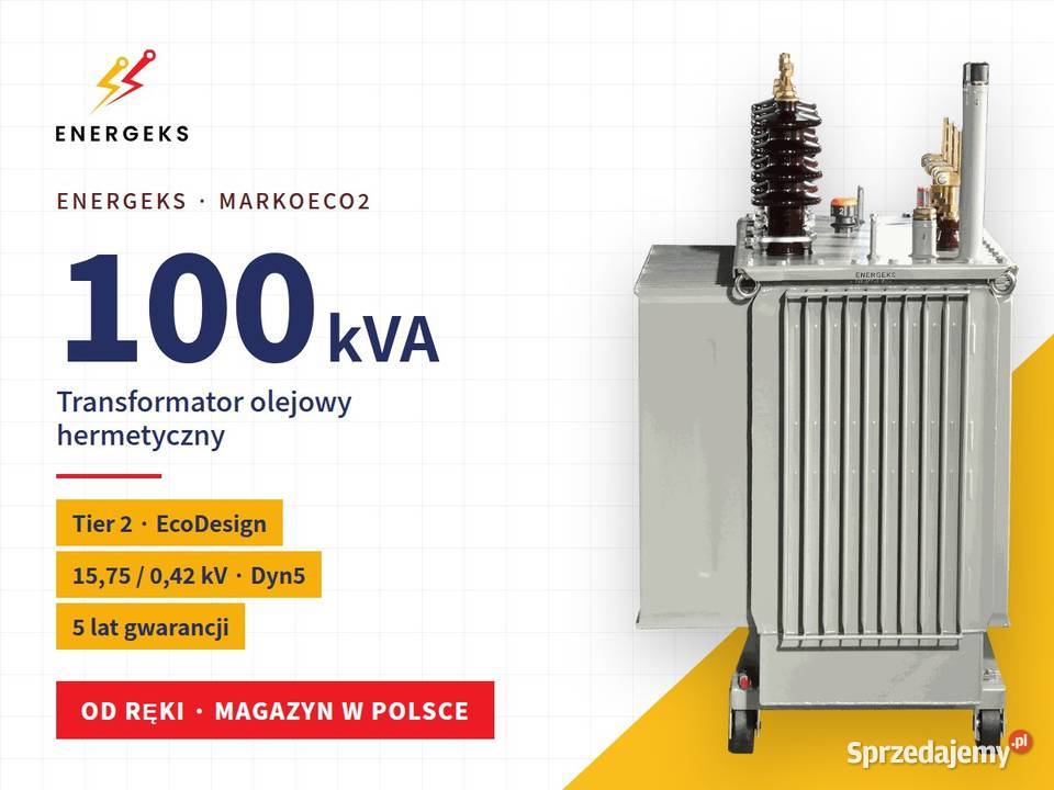 Trafo olejowe 100 kVA 1504 kV hermetyczne ręki Pozostałe