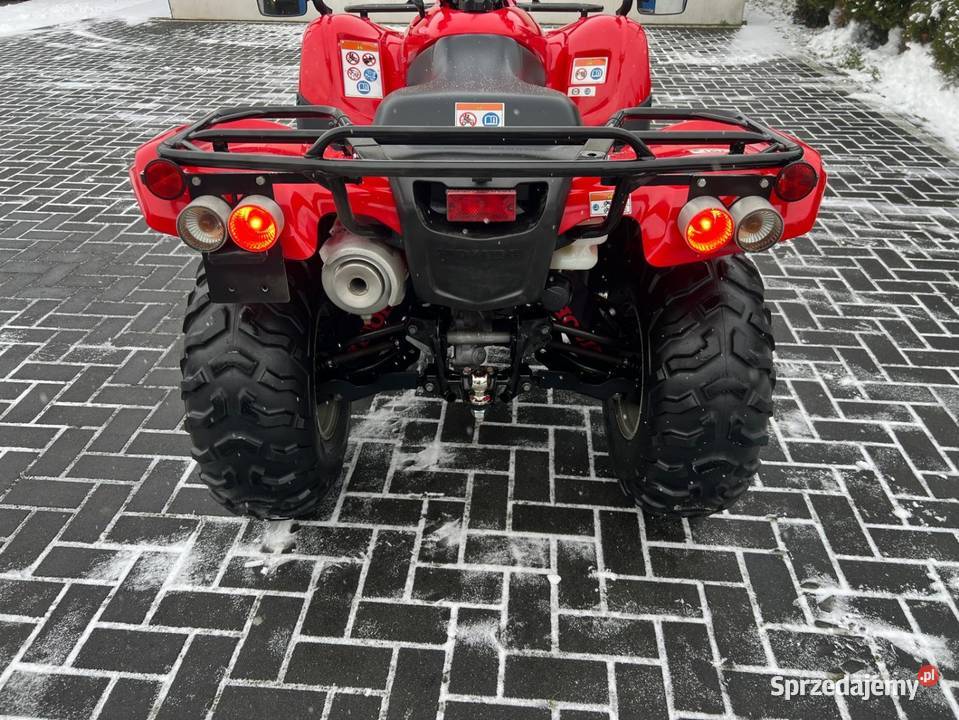 Quad Honda trx Fourtrax 420i 4x4 z 2011r stan czerwony Siedlce