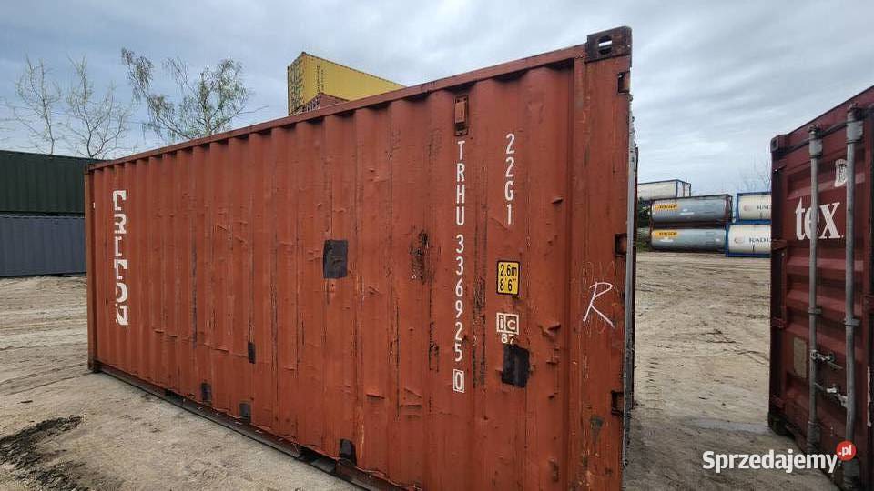 Kontener morski magazynowy 20DV 6 metrowy HDS Warszawa sprzedam