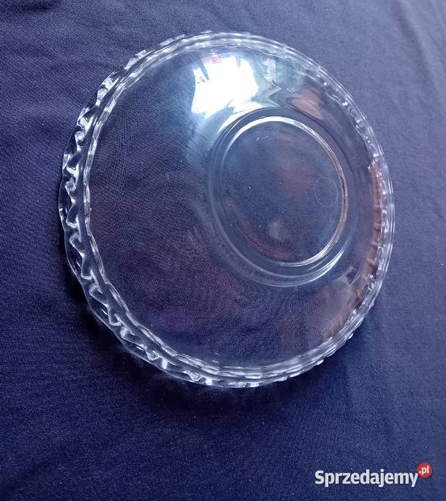 Miseczka z ażurowym obrzeżem Glaswerk Schwepnitz Porcelana i szkło Antyki, Sztuka, Kolekcje