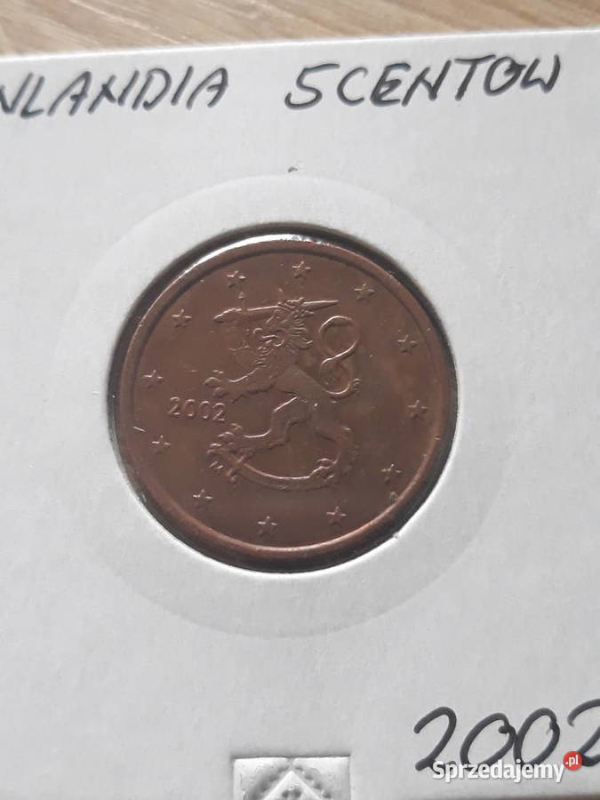 5 Eurocentów Finlandia 2002 r wielkopolskie Konin
