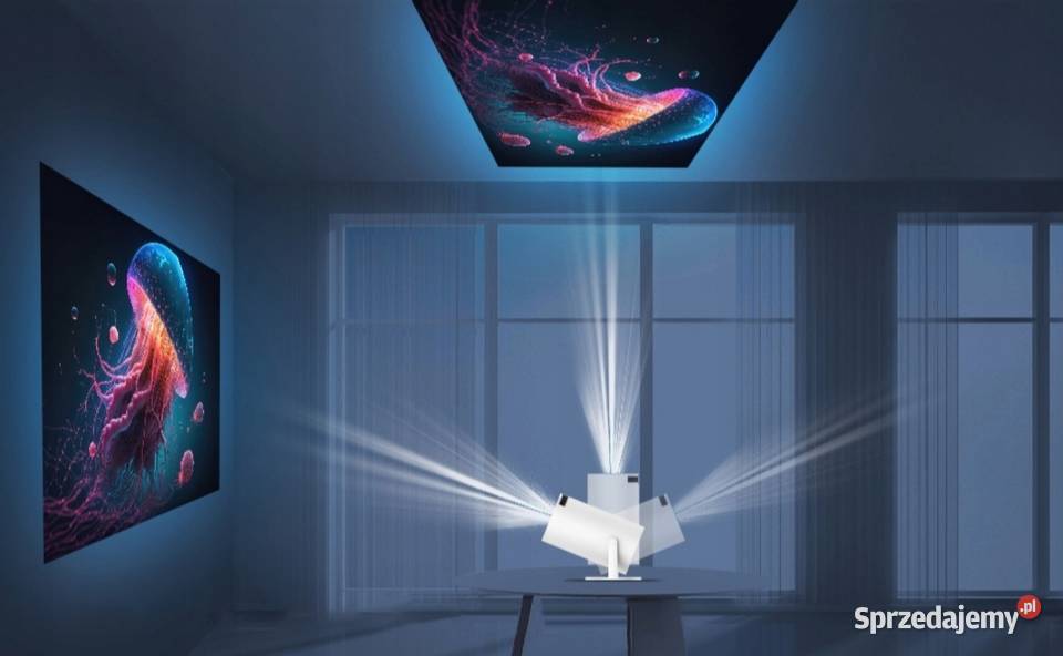 Projektor rzutnik ANDROID TV WIFI 4K przenośny śląskie Mikołów