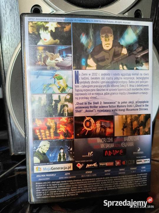 Dvd Ghost in the Shell 2 małopolskie Wadowice