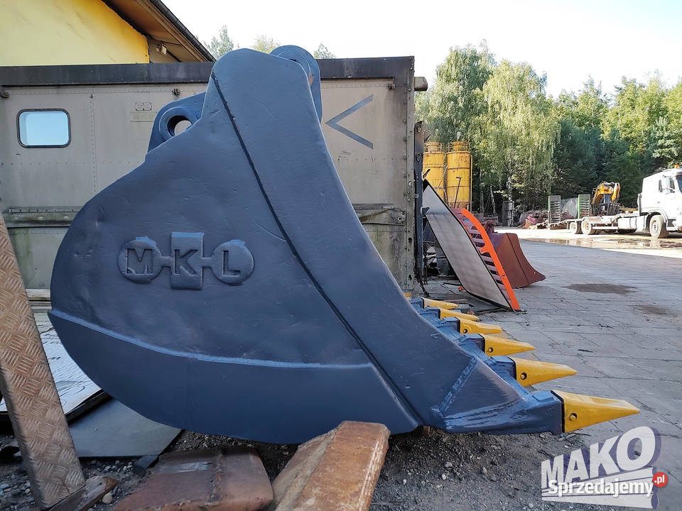 Łyżka MKL 160 do koparki Miller fi 80 Nowe zęby Ostrowiec Świętokrzyski
