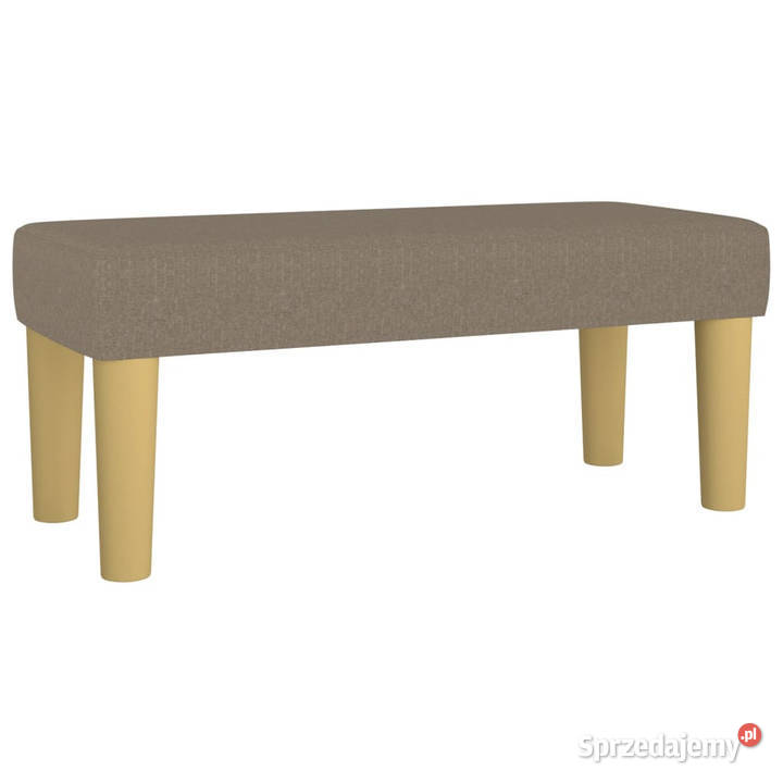 Łóżko kontynentalne z materacem taupe tkanina 90cm Warszawa