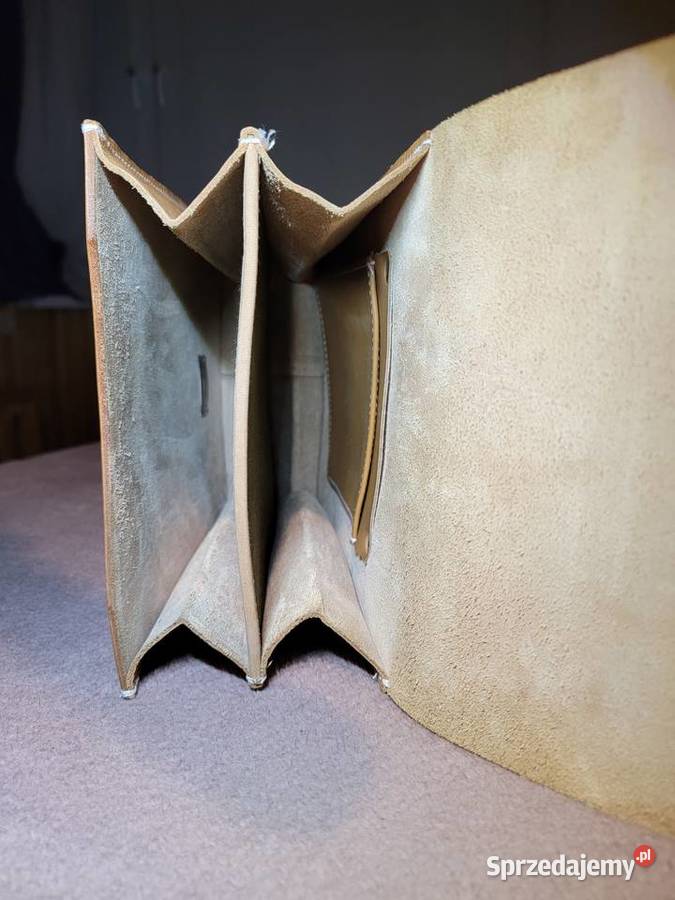 Torba Skórzana Raportówka z 1985 roku dolnośląskie Lubin