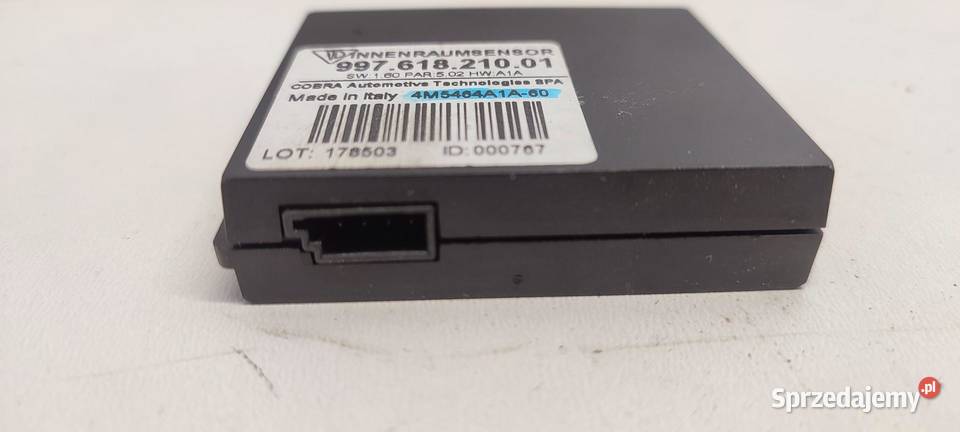 PORSCHE CAYMAN S 987 MODUŁ ALARMU 99761821001 Komputery Układ elektryczny, zapłon sprzedam