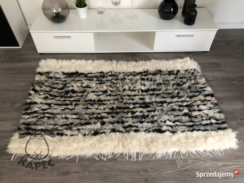 Skóra owcza skóry owcze dywan tkany DWA WZORY Zakopane