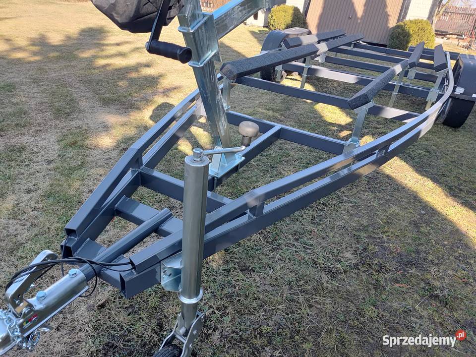 Przyczepa podłodziowa 7m niehamowana dwuosiowa Wyszków sprzedam