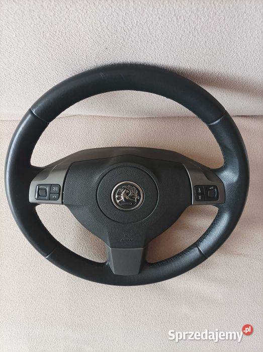 Skórzana kierownica wielofunkcyjna opel Vectra C Stronie Śląskie sprzedam