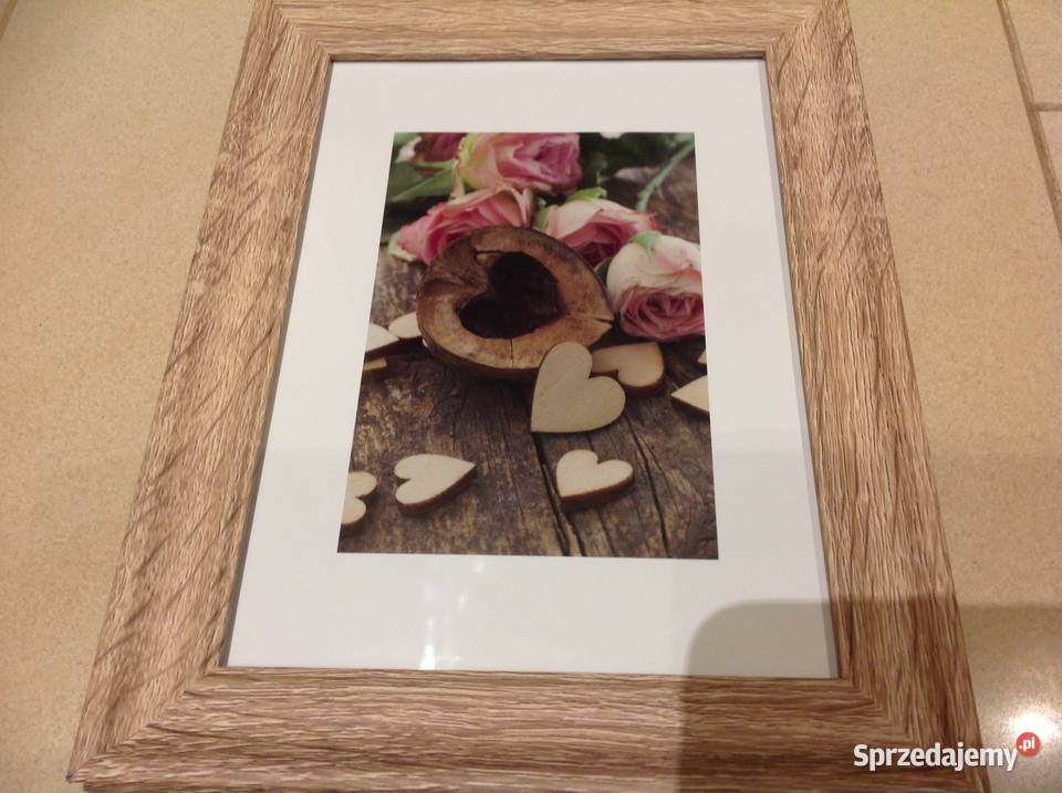Drewniana Ramka na Zdjęcie NOWA Nowa Sól