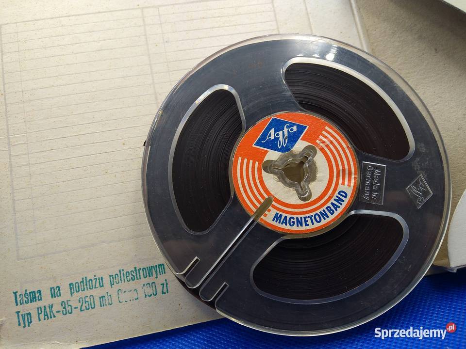 Taśmy szpulowe magnetofonowe do magnetofonów Warszawa
