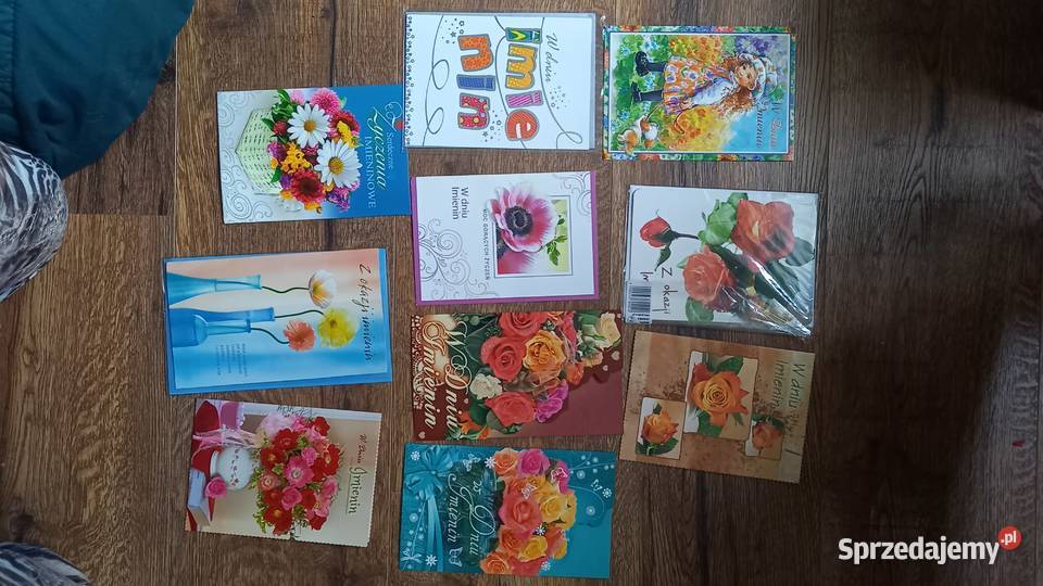 Kartki okolicznościowe urodziny imieniny święta Pozostałe Tychy sprzedam