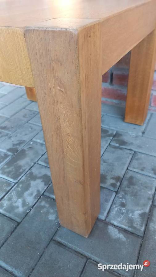 Dębowy stolik kawowy kwadratowy HH 724 60cm Gawroniec