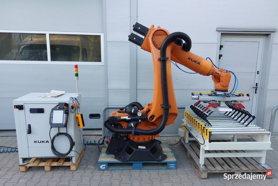 Paletyzator KUKA KRC4 Zrobotyzowana paletyzacja