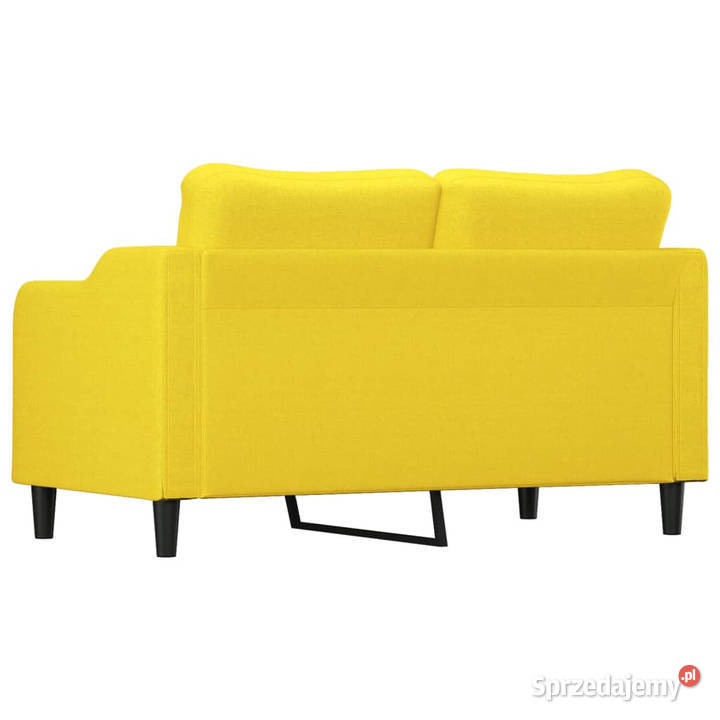 Sofa 2osobowa jasnożółta 140 tapicerowana Warszawa