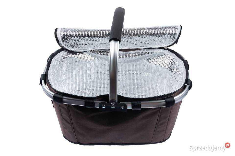 SKŁADANY KOSZYK TERMICZNY PIKNIKOWY NA ZAKUPY Wyposażenie wnętrz Poznań