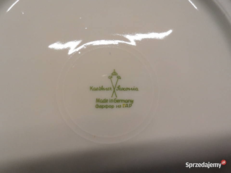Porcelanowe talerze głębokie 2KaestnerSaxonia Raszków