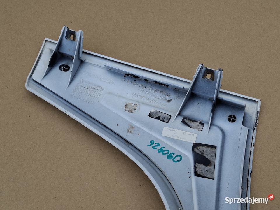 MERCEDES ACTROS MP4 LISTWA REFLEKTORA PRAWA Części samochodowe Bieleń