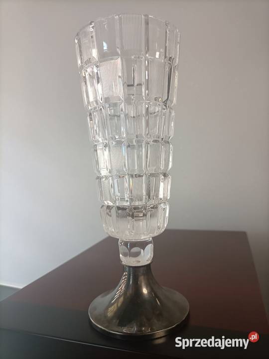 Sprzedam wazony kryształowe srebro