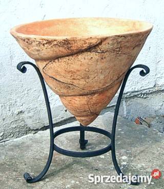Sprzedam donice ceramiczne w stojakach kowala Jelenia Góra