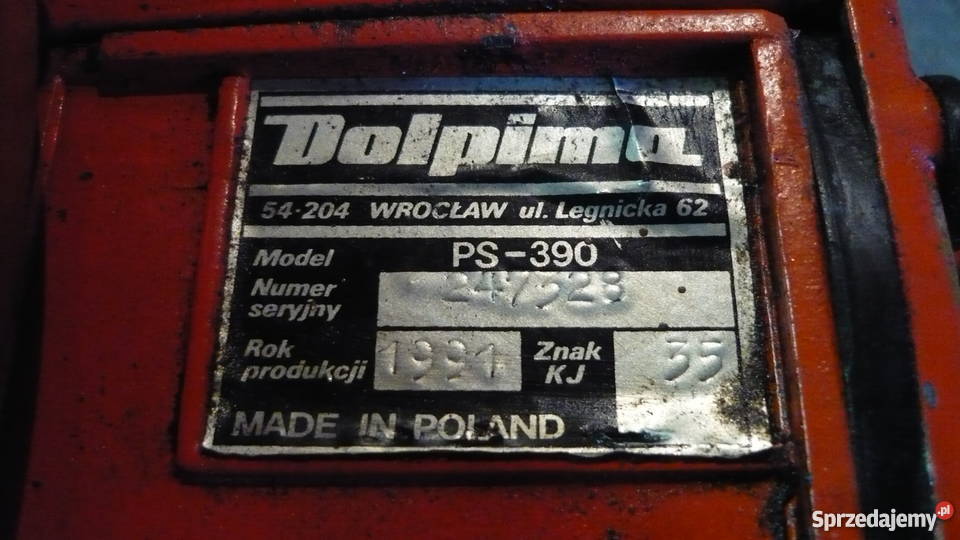 Pilarka Dolpima 390 spalinowa piła Polska stara Spalinowe podlaskie Sokółka