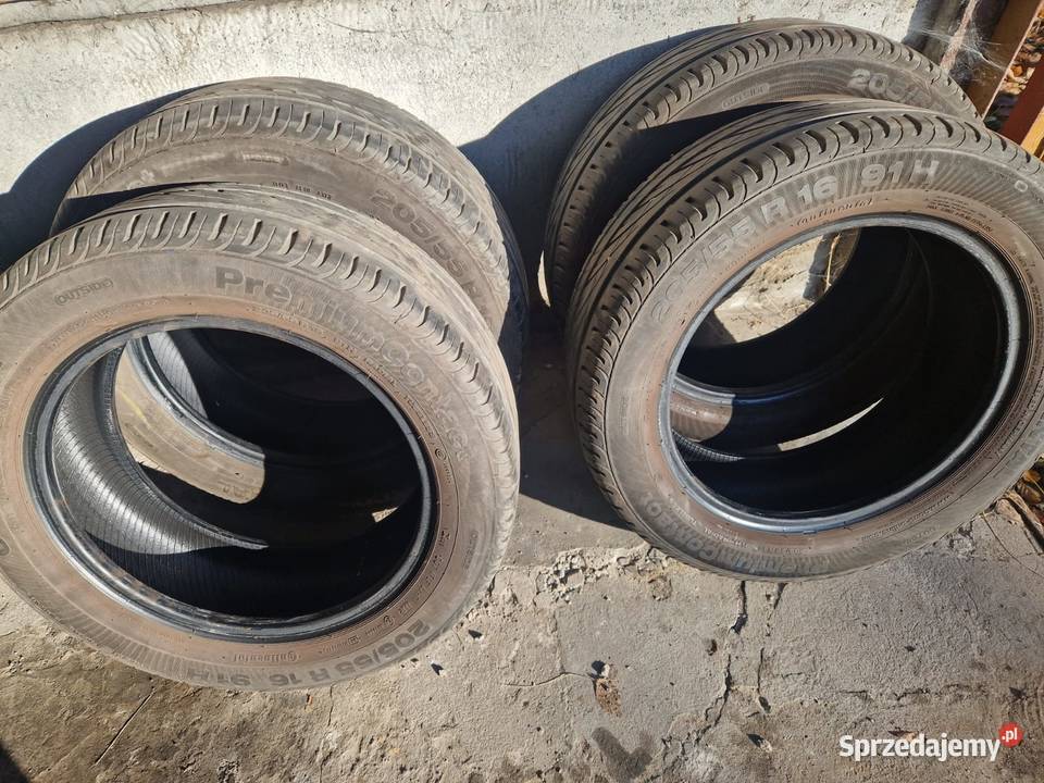 Sprzedam opony letnie używane Continental lato Pruszków