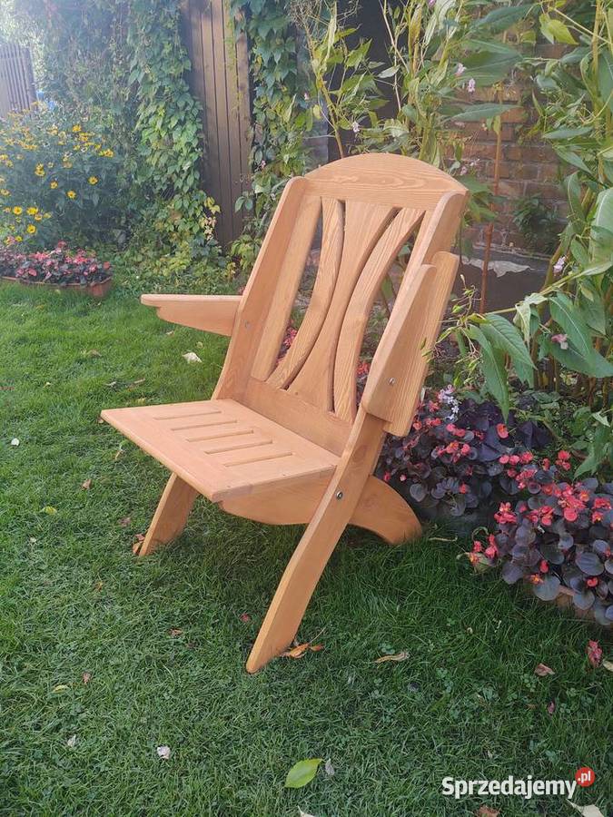 Meble ogrodowe drewniane składane meble tarasowe