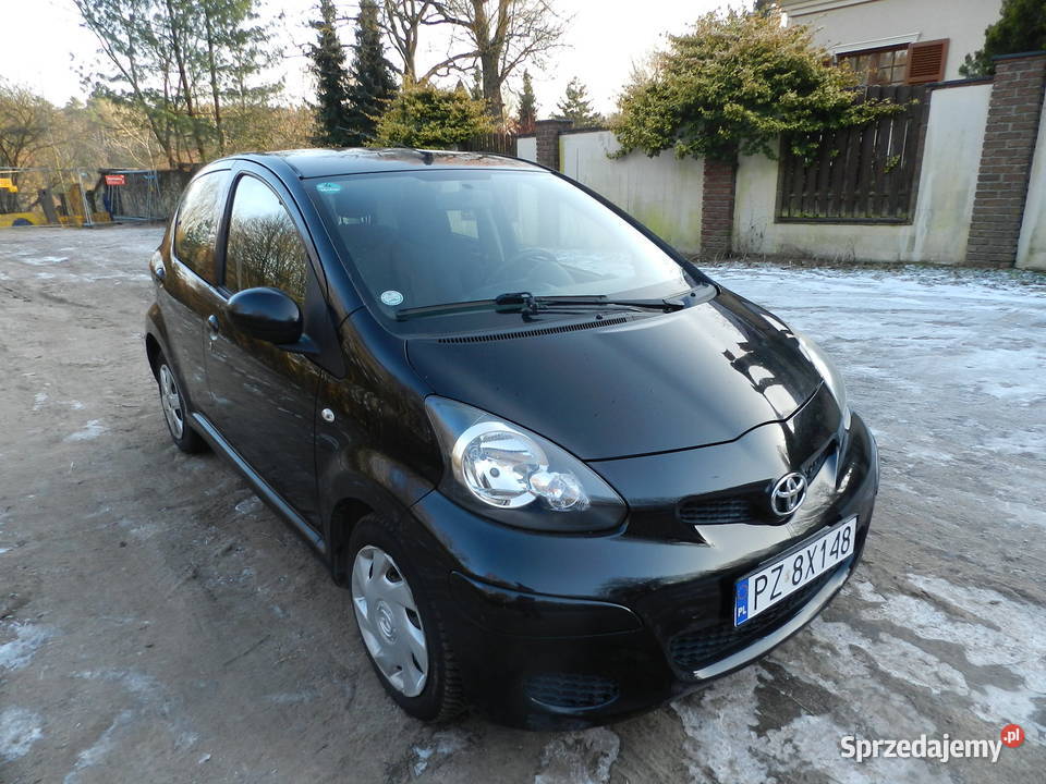 Toyota Aygo I 5drzwi KLIMA 1właścicielka SERWIS klimatyzacja Aygo Puszczykowo