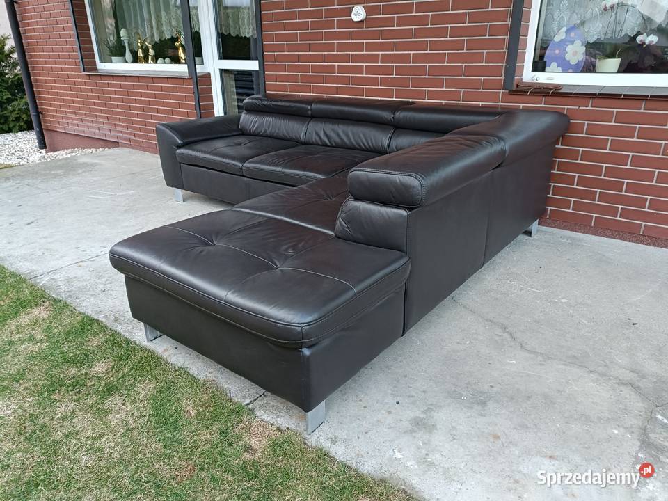 Sprzedam narożnik ze skóry Konin sprzedam