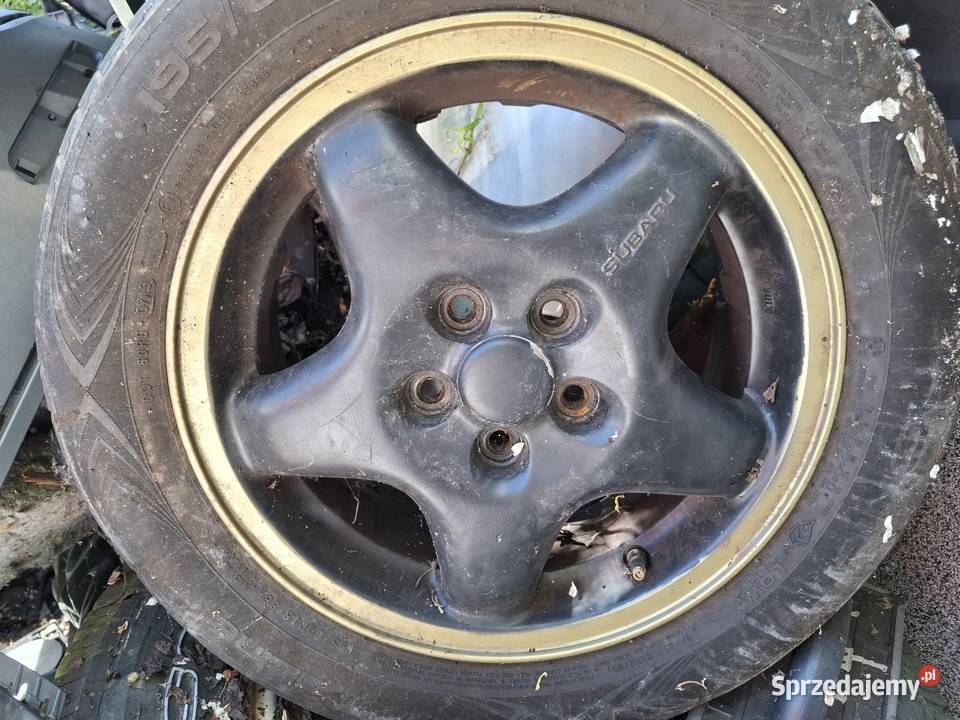 Alufelgi 15 Subaru Impreza Forester 5x100 ET55 Średnica 15" małopolskie Skawina sprzedam