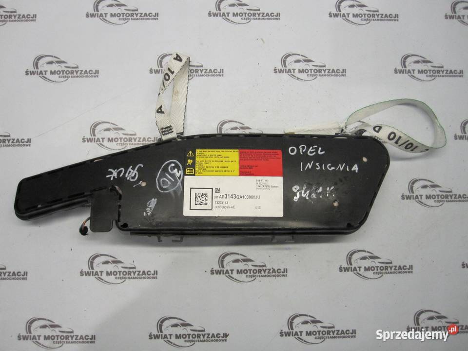 OPEL INSIGNIA A I 10r AIRBAG poduszka fotela świętokrzyskie