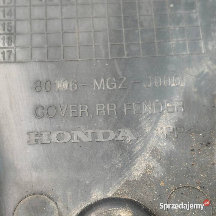 DOLNA OSŁONA MOCOWANIE TABLICY Honda CBR 500R