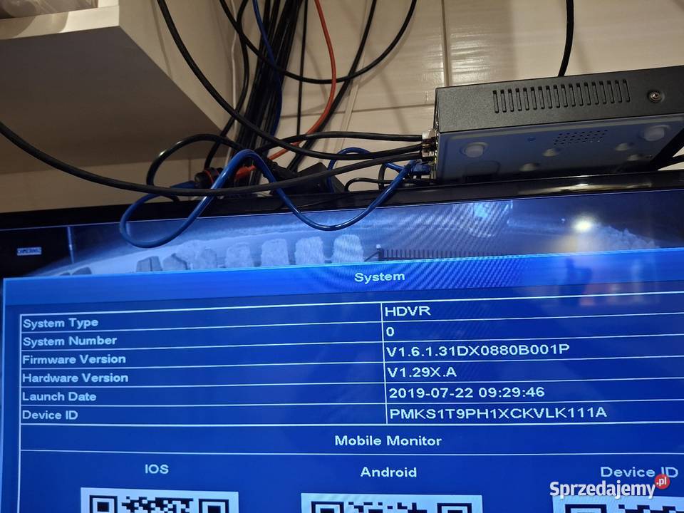 Monitoring 8 kamer caly zestaw