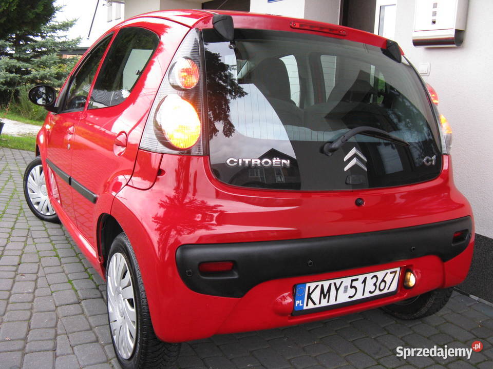 Śliczny Citroen C1 5Drzwi Klimaelektryka Aygo elektryczne szyby Czechówka
