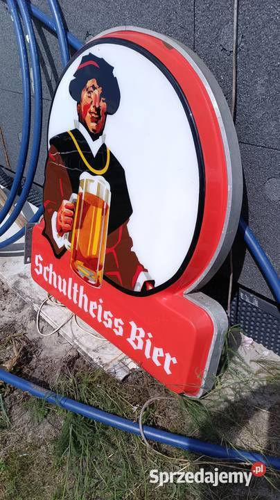 Stara reklama piwa schultheiss bier Gorzów Wielkopolski