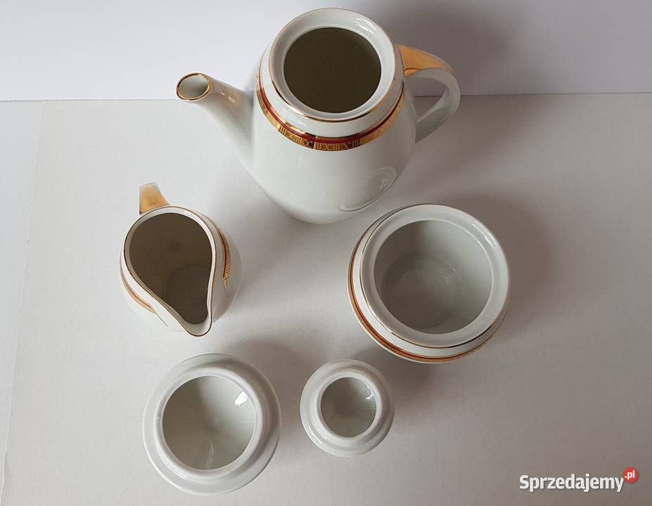 Serwis porcelanowy do kawy mokki fason Joanna Dąbrowa Górnicza