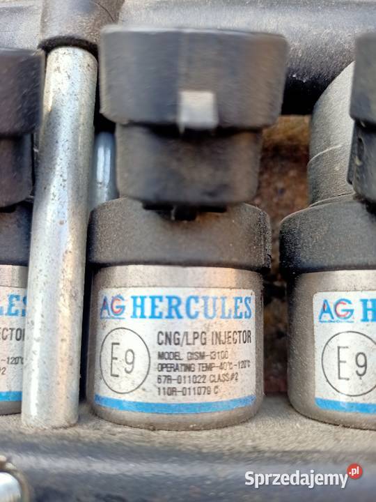Wtryski gazu LPG łHercules model GISMI3100 Płock