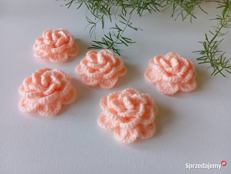 Szydełkowe kwiatki 7 Antyki, Sztuka, Kolekcje Kwidzyn