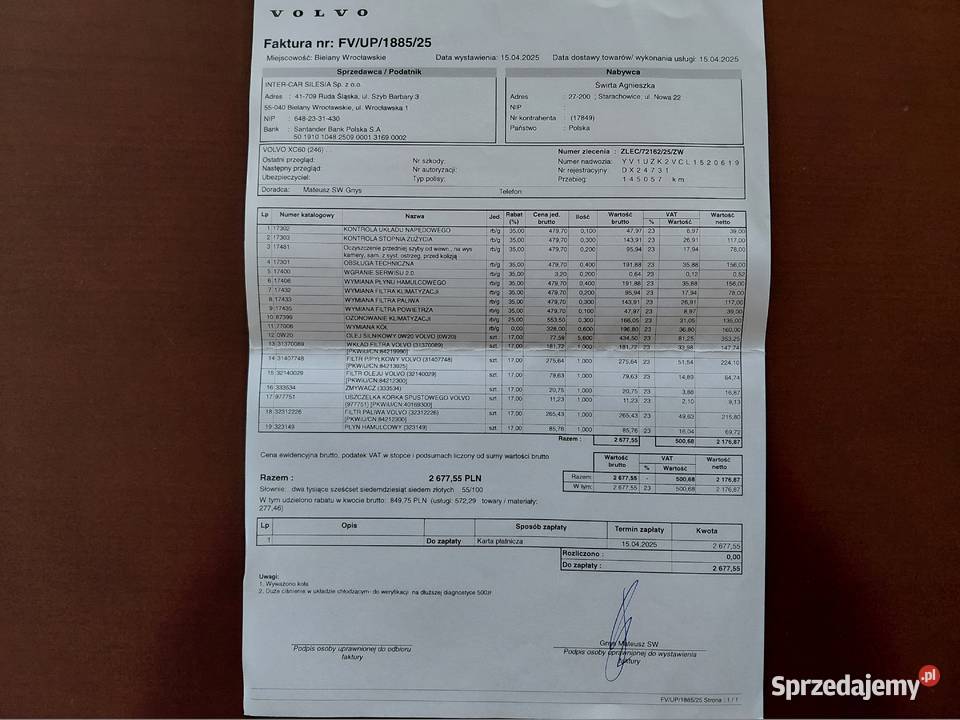 AWD Full led RDesigne Hak ASO Volvo Starachowice